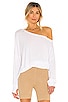 view 1 of 5 Kristopher Open Shoulder Top in White