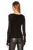 view 3 of 4 Kiran Sweetheart Neck Top in Black
