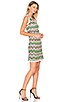 V Neck Zig Zag Tank Dress, view 2 of 4, click to view large image.