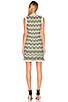 V Neck Zig Zag Tank Dress, view 3 of 4, click to view large image.