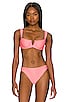view 1 of 4 Clovelly Bikini Top in Azalea Pink