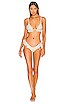 Ruffle Triangle Bikini Top, view 4 of 5, click to view large image.