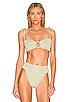 view 1 of 6 Tori Bikini Top in Jade Sparkle
