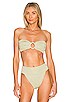 view 2 of 6 Tori Bikini Top in Jade Sparkle