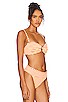view 3 of 5 Tori Bandeau Bikini Top in Neon Stripe