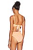 view 4 of 5 Tori Bandeau Bikini Top in Neon Stripe
