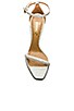 Ankle Strap Square Sandal, view 4 of 5, click to view large image.