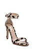 view 2 of 5 Ankle Strap Sandal with Fur in Leopard Pony
