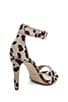 view 4 of 5 Ankle Strap Sandal with Fur in Leopard Pony