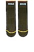 view 3 of 4 MILE HIGH 양말 in Olive & Blue