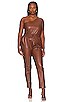 view 7 of 7 The Landslide Jumpsuit Hover in Friar Brown