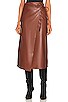 view 1 of 5 The It's-A-Wrap-Midi Skirt in Friar Brown