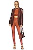 view 4 of 4 Maxine Ruched Pant Set in Brown