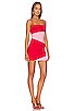 view 2 of 3 Audrina Cami Mini Dress in Pink & Red