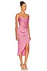 view 2 of 3 Adonia Wrap Midi Dress in Pink