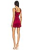 view 3 of 3 Abigail Mini Dress in Wine Red