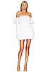 view 1 of 4 Eva Strapless Dress in White