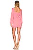 view 3 of 3 Petra Ruched Mini Dress in Pink