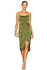 Adonia Wrap Midi Dress, view 1 of 3, click to view large image.