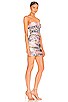 view 2 of 3 Mariana Ruched Mini Dress in Pink Multi