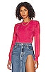 view 1 of 5 Mariah Ribbed Sweater in Hot Pink