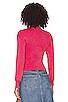 view 3 of 5 Mariah Ribbed Sweater in Hot Pink