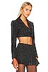view 2 of 5 Zofia Cropped Blazer in Black