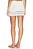 view 3 of 4 Elliana Crochet Mini Skirt in White