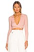 view 1 of 4 Maggie Wrap Top in Light Pink