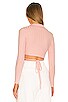 view 3 of 4 Maggie Wrap Top in Light Pink