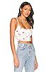 view 3 of 5 Marie Embroidered Cami Top in White Floral