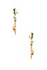 view 3 of 3 Flor Atardecer Earrings in Multi
