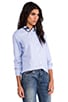 view 4 of 8 Button Down Shirt with Embellished Collar in Blue