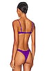 view 3 of 4 UNDERWIRE 비키니 탑 in Purple