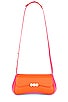 view 5 of 5 Culita Baguette Bag in Fuchsia & Orange