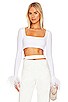 view 1 of 4 Baby Elektra Top in White