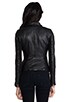 Sirius Leather Biker Jacket, view 4 of 6, click to view large image.