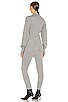 view 3 of 3 Red Eye French Terry Zip Front Jumpsuit in Heather Grey