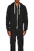 view 3 of 3 SUDADERA ZIP in Black Heavyweight Terry