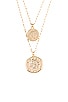 x REVOLVE Lomour Double Coin Necklace, view 1 of 2, click to view large image.