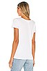 view 3 of 4 Blair Ultra Deep V Tee in White