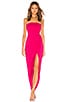 view 1 of 3 Lucilda Gown in Hot Pink