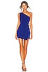 view 1 of 3 TERE ワンショルダーミニドレス in Bright Cobalt