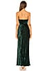 view 3 of 3 Spanish Moss Gown in Jewel Green
