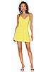 view 1 of 4 Brenda Mini Dress in Bright Lemon