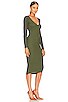 view 2 of 4 ROBE BEKAH in Olive Green