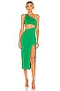 view 1 of 3 Kody Cutout Midi Dress in Kelly Green