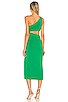 view 3 of 3 Kody Cutout Midi Dress in Kelly Green