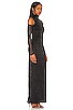 view 2 of 4 VESTIDO LARGO CECELIA in Black