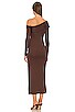 view 3 of 3 Jameela Dress in Cocoa Brown